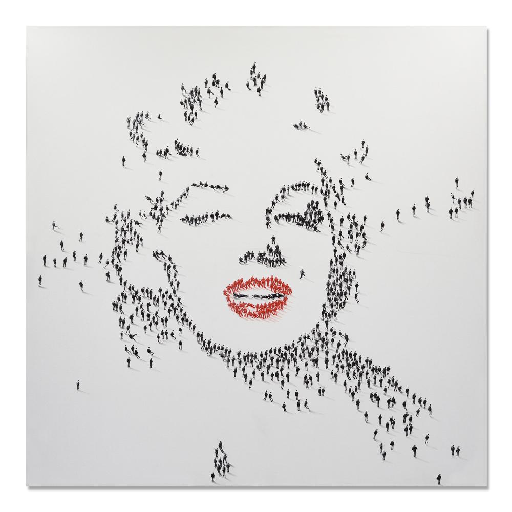 Seven Wall Art - Ant men Art - Monroe 3 40x40 Inch (100x100cm) – 7wallarts