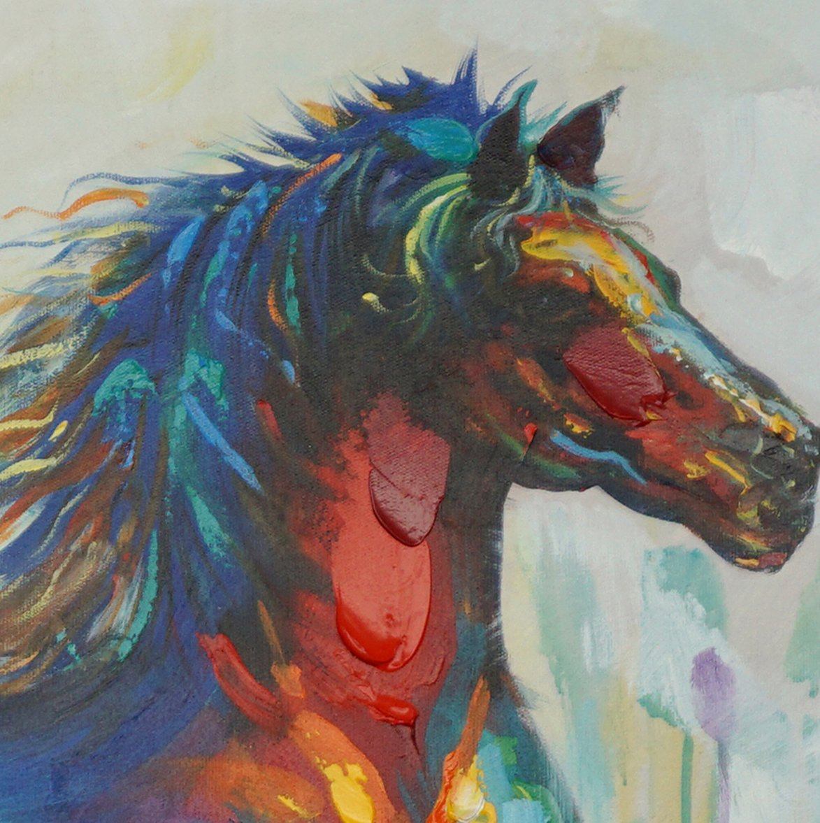 Original Horse Head Acrylic Painting Imagine 11x14 Stretched Canvas - The  Painting Pony